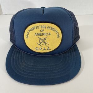 Gold Prospectors Association Of America Patch Hat Cap Snapback Trucker Vtg